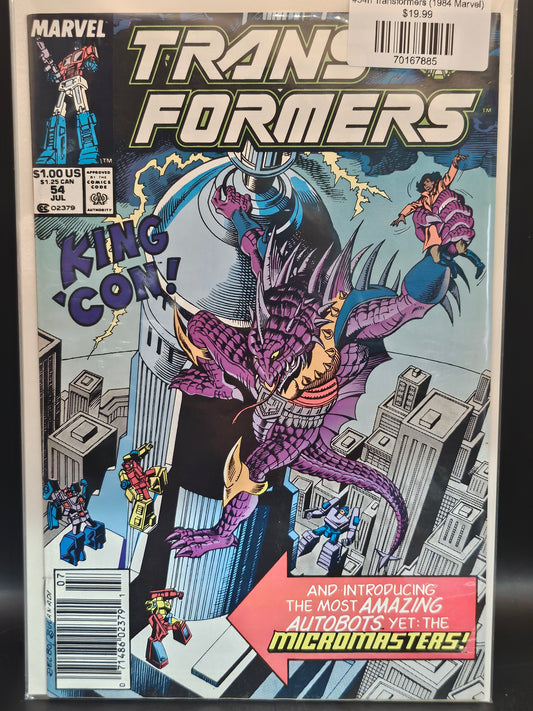 #54n Transformers (1984 Marvel)