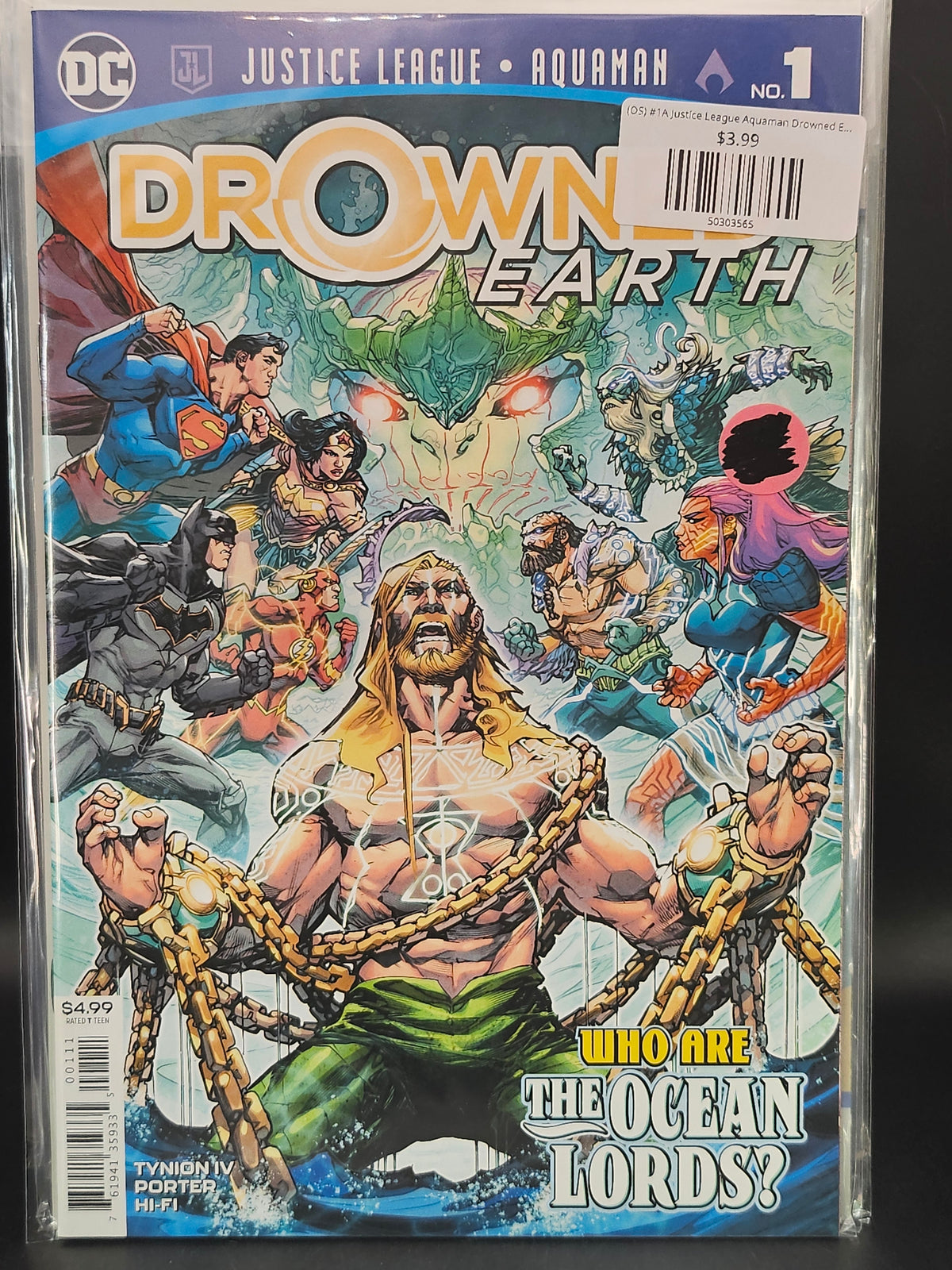 (OS) #1A Justice League Aquaman Drowned Earth (2018 DC)