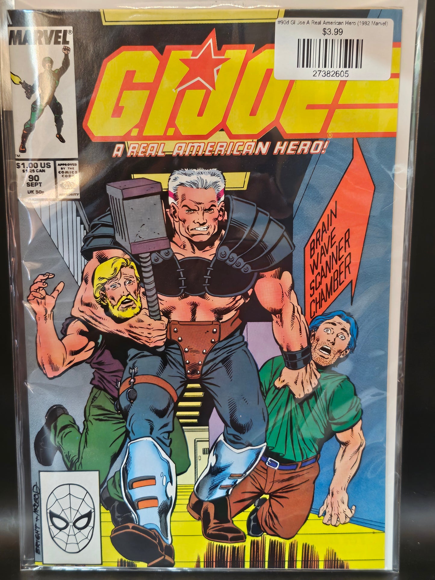#90d GI Joe A Real American Hero (1982 Marvel)