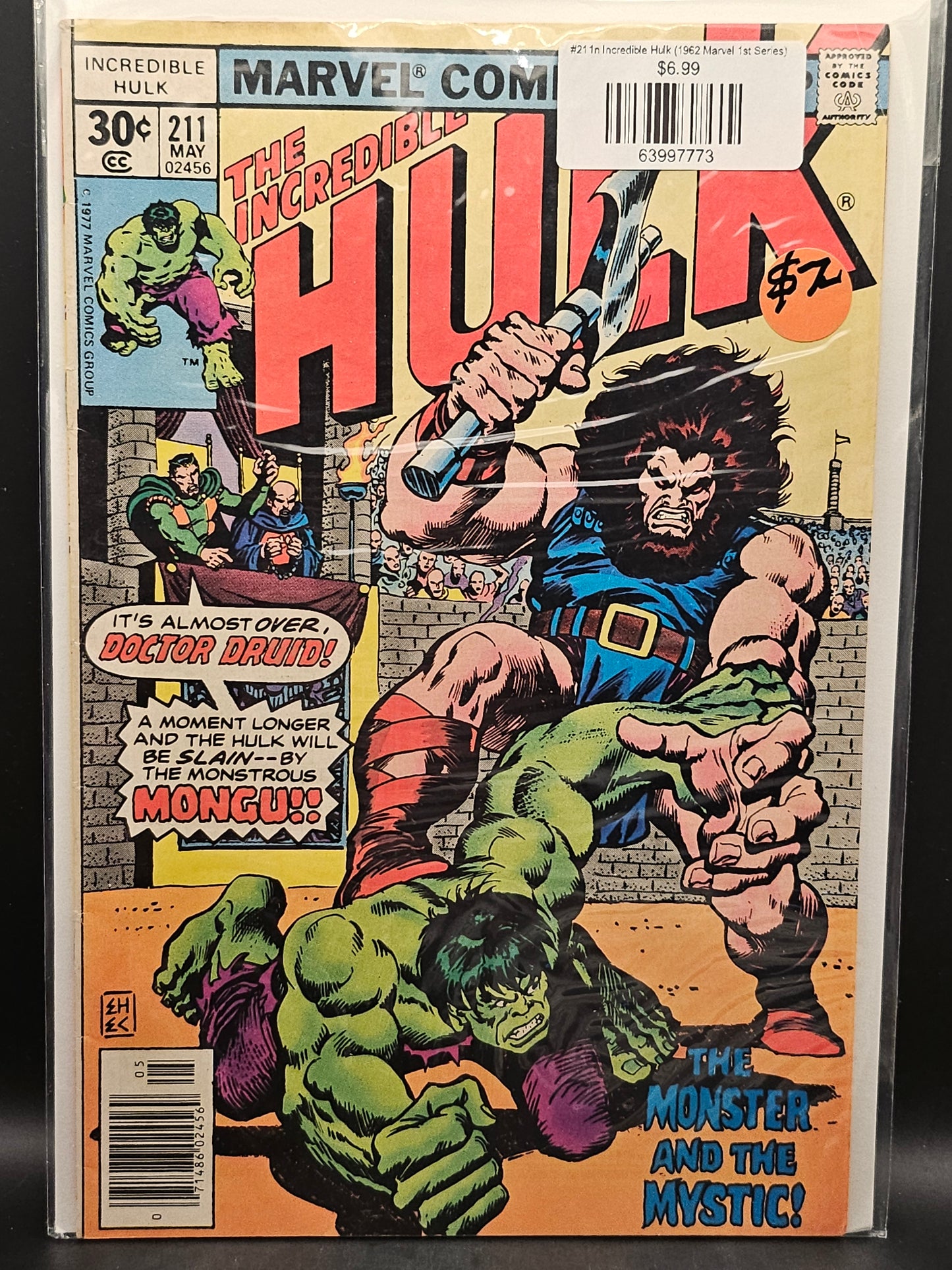 #211n Incredible Hulk (1962 Marvel 1st Series)