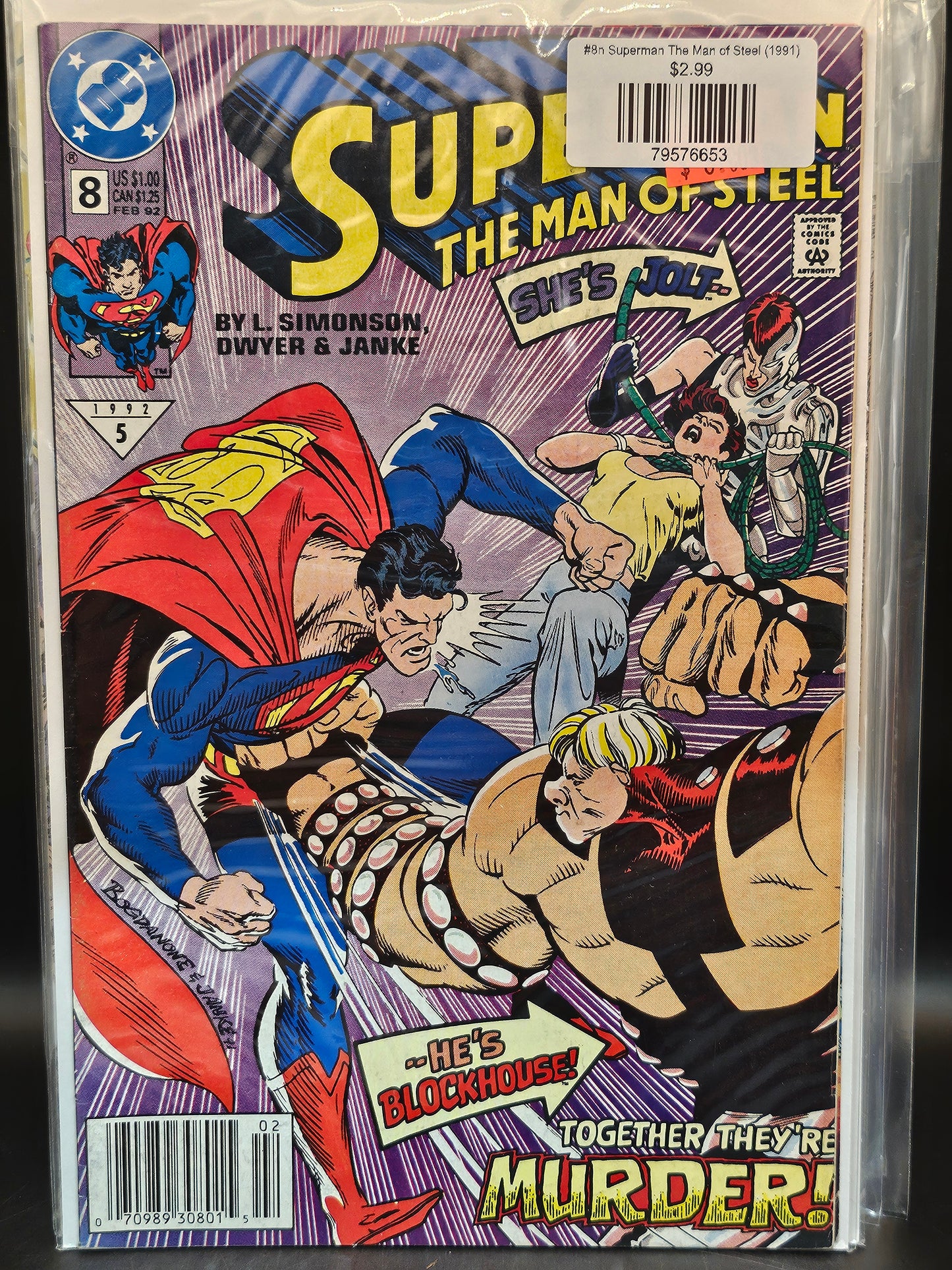 #8n Superman The Man of Steel (1991)