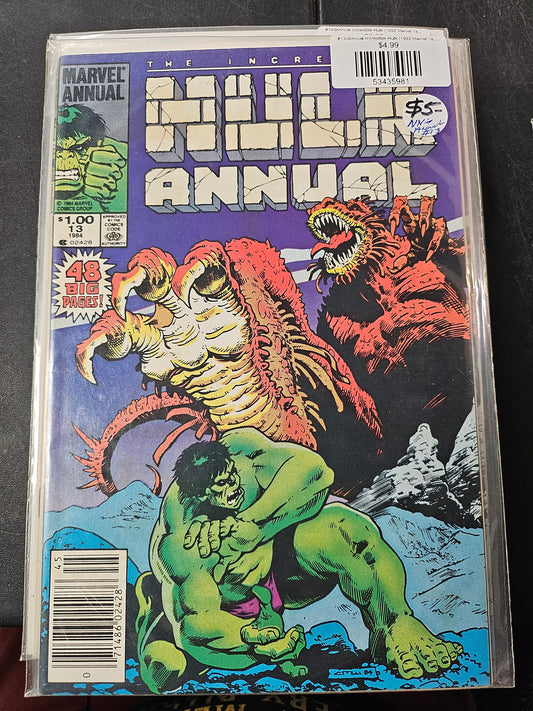 #13nAnnual Incredible Hulk (1962 Marvel 1st Series)