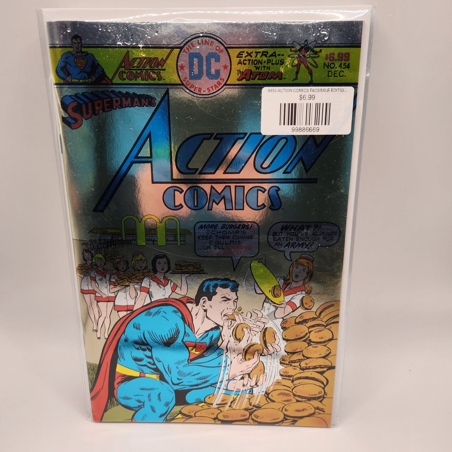 #454 ACTION COMICS FACSIMILE EDITION CVR C BOB OKSNER FOIL VAR