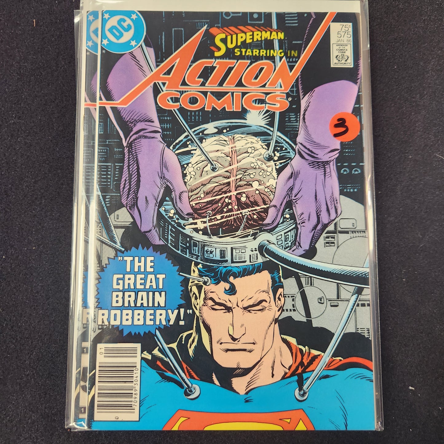 Action Comics #575 - The Great Brain Robbery (DC 1986)