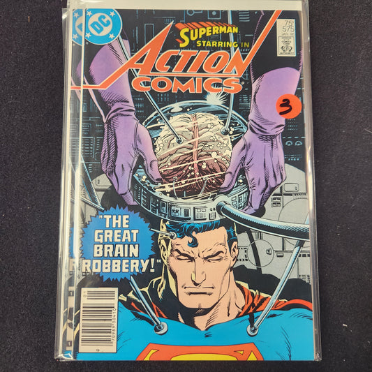 Action Comics #575 - The Great Brain Robbery (DC 1986)