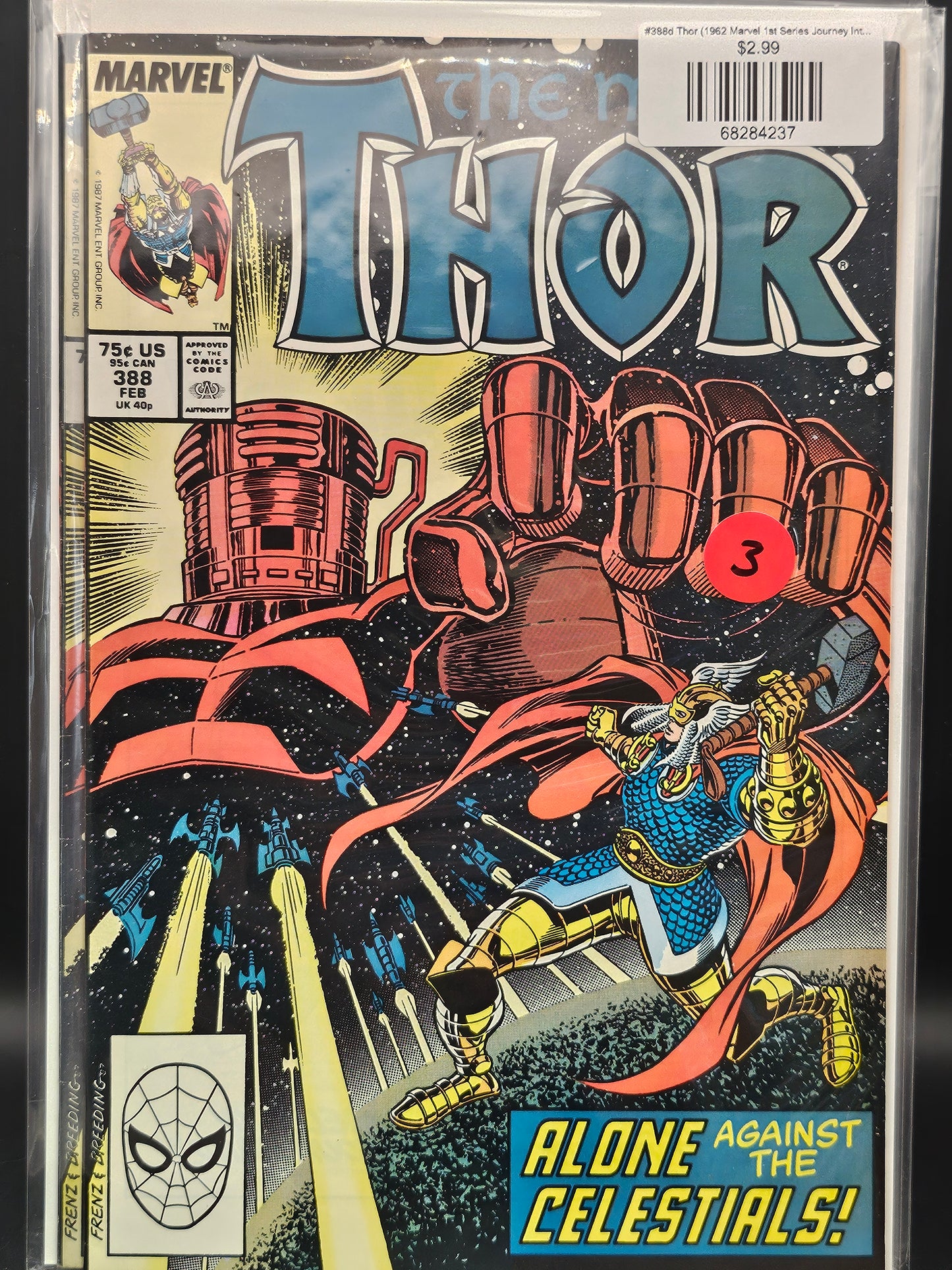 #388d Thor (1962 Marvel 1st Series Journey Into Mystery)