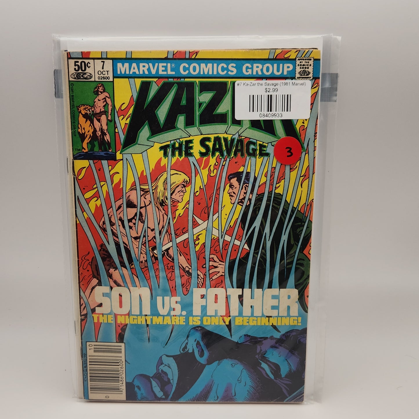 #7 Ka-Zar the Savage (1981 Marvel)