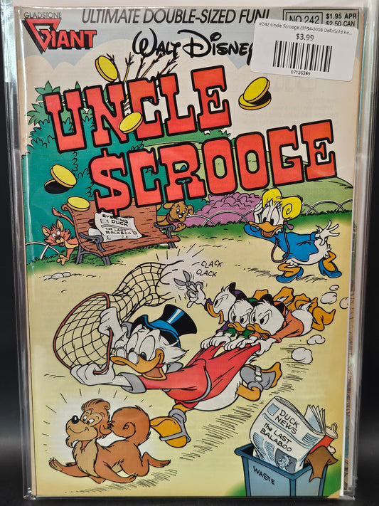 #242 Uncle Scrooge (1954-2008 Dell/Gold Key/Gladstone/Gemstone)