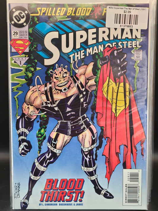 #29d Superman The Man of Steel (1991)