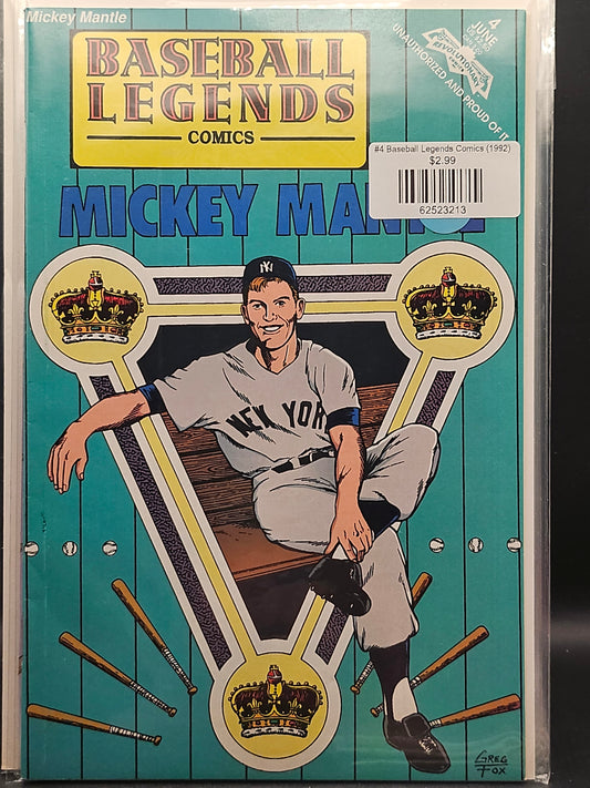 #4 Baseball Legends Comics (1992)