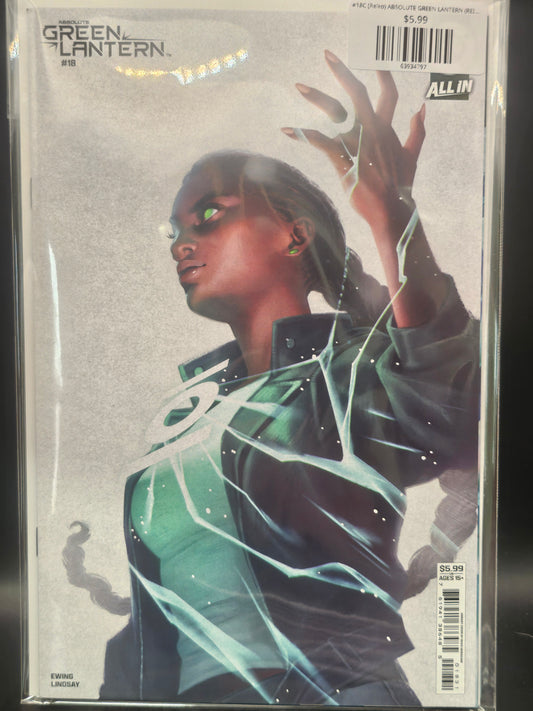 #18C (Reiko) ABSOLUTE GREEN LANTERN (REIKO MURAKAMI CARD STOCK VAR)