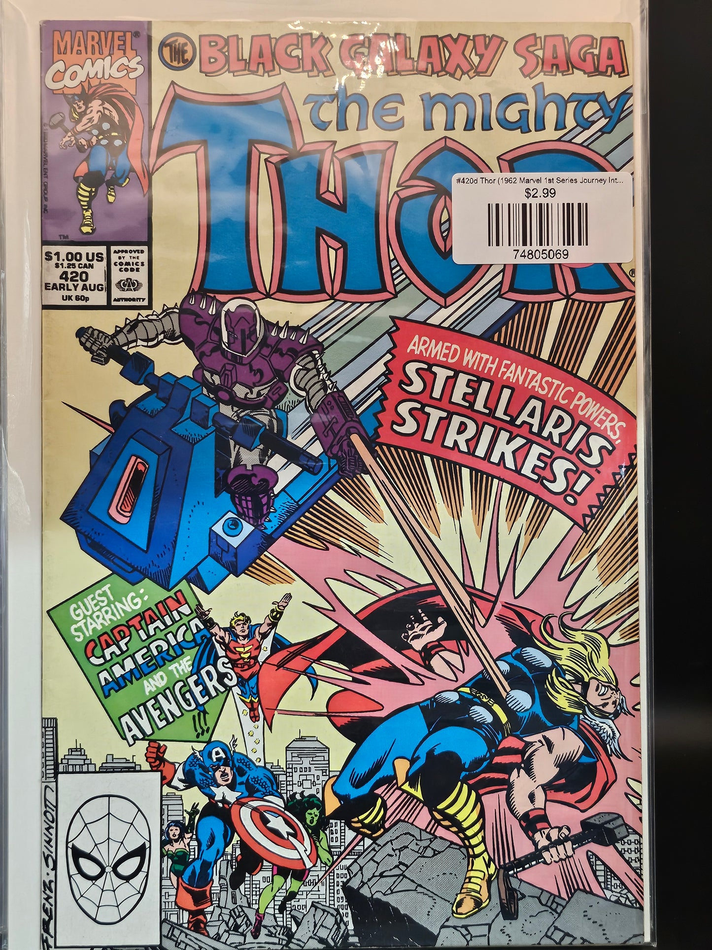 #420d Thor (1962 Marvel 1st Series Journey Into Mystery)