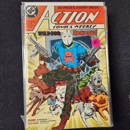 Action Comics #615 - Wild Dog Breaks Loose (DC 1988)