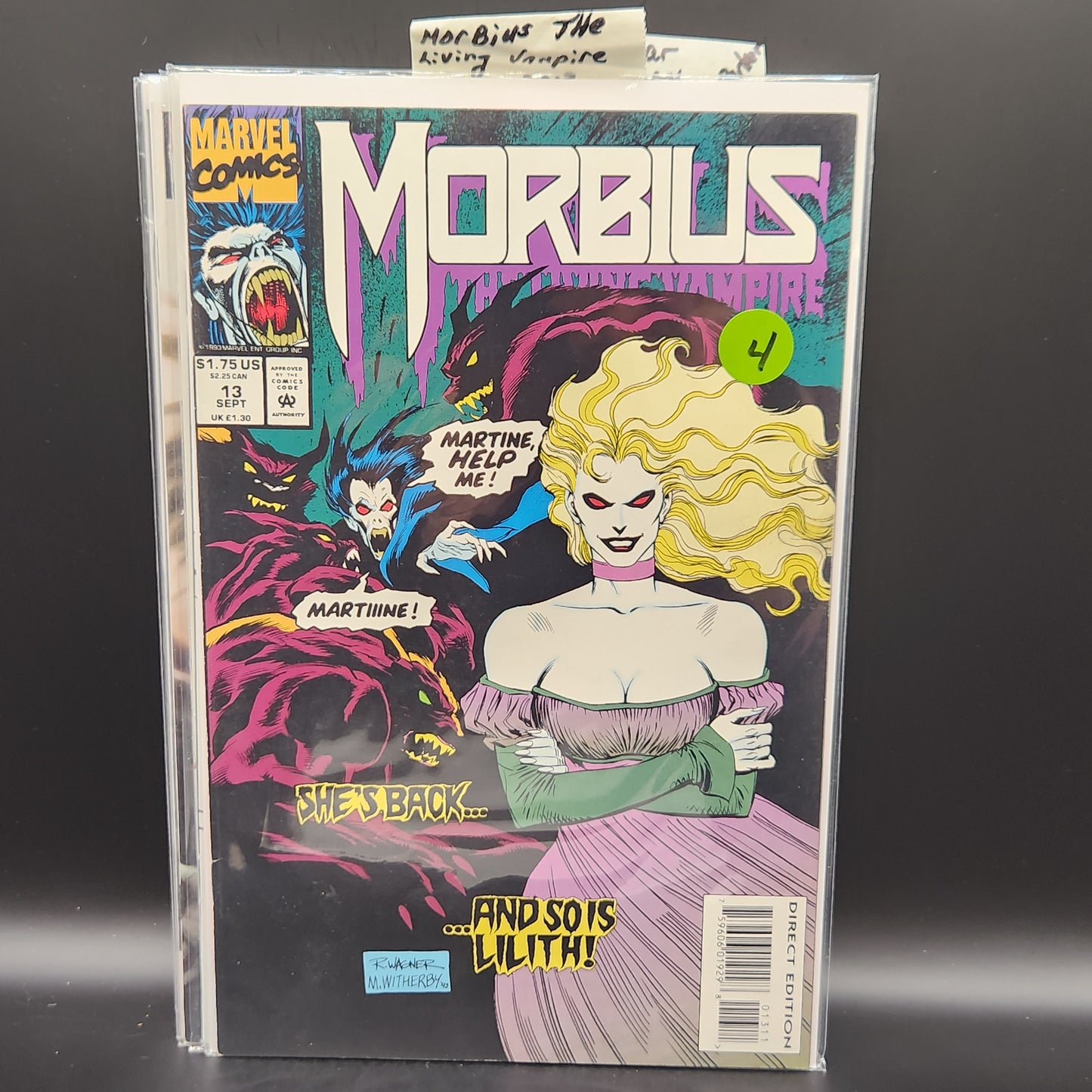 #13 Morbius the Living Vampire (1992 Marvel)