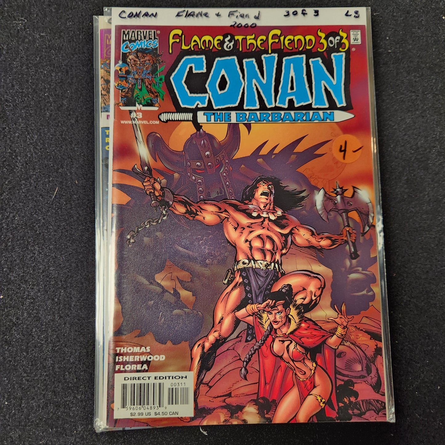 Conan: Flame and the Fiend – Marvel Comics – 2000 – Volume 1 – Limited Series – #3 of 3