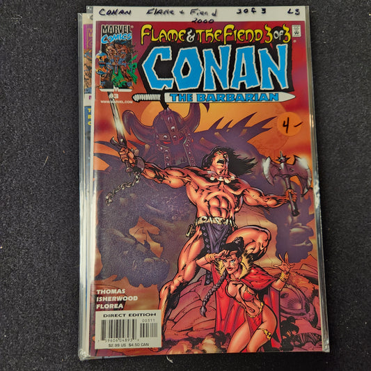 Conan: Flame and the Fiend – Marvel Comics – 2000 – Volume 1 – Limited Series – #3 of 3
