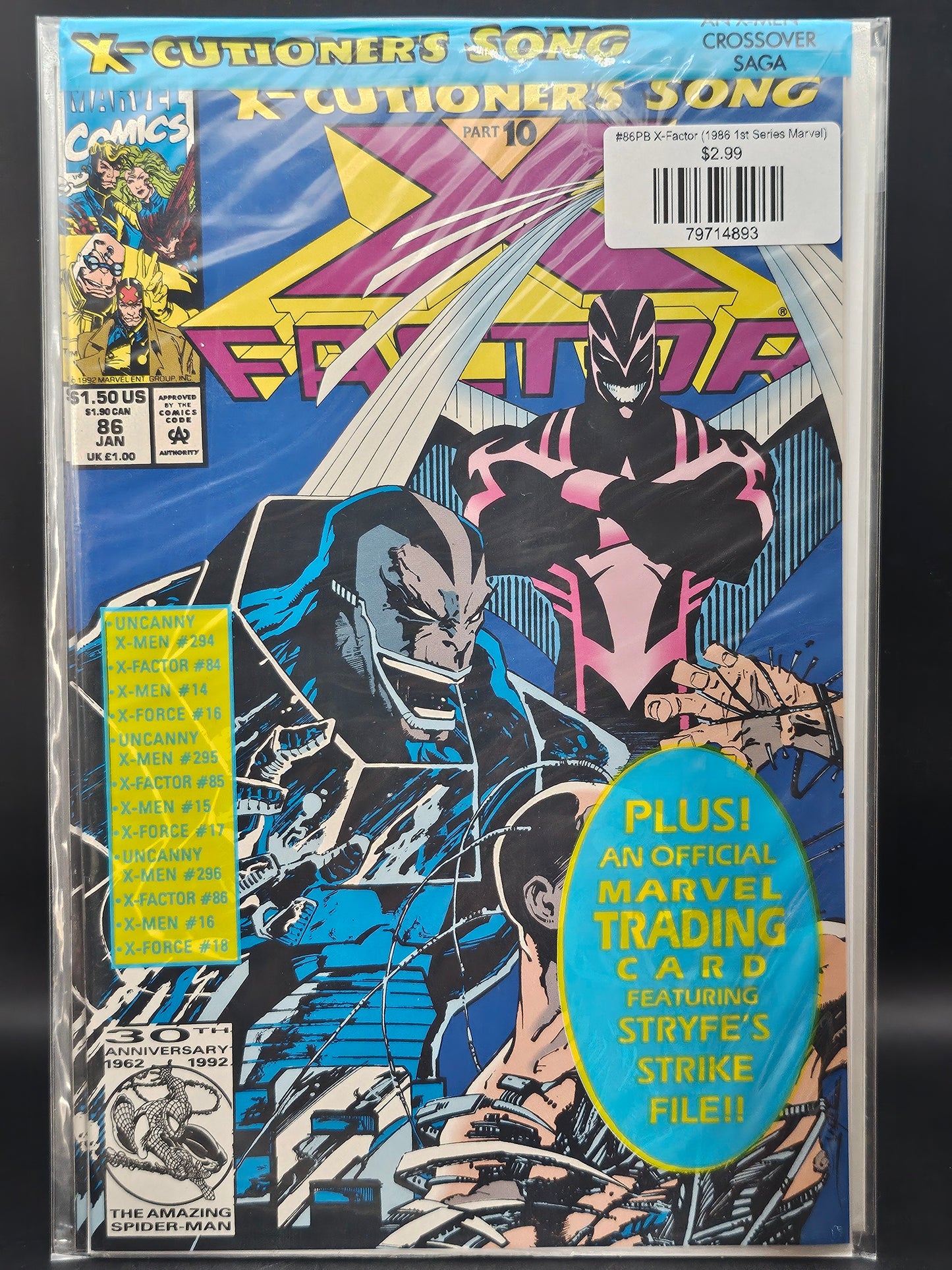 #86PB X-Factor (1986 1st Series Marvel)