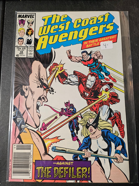 West Coast Avengers – Marvel Comics – (1985–1989) – Volume 2 – #38