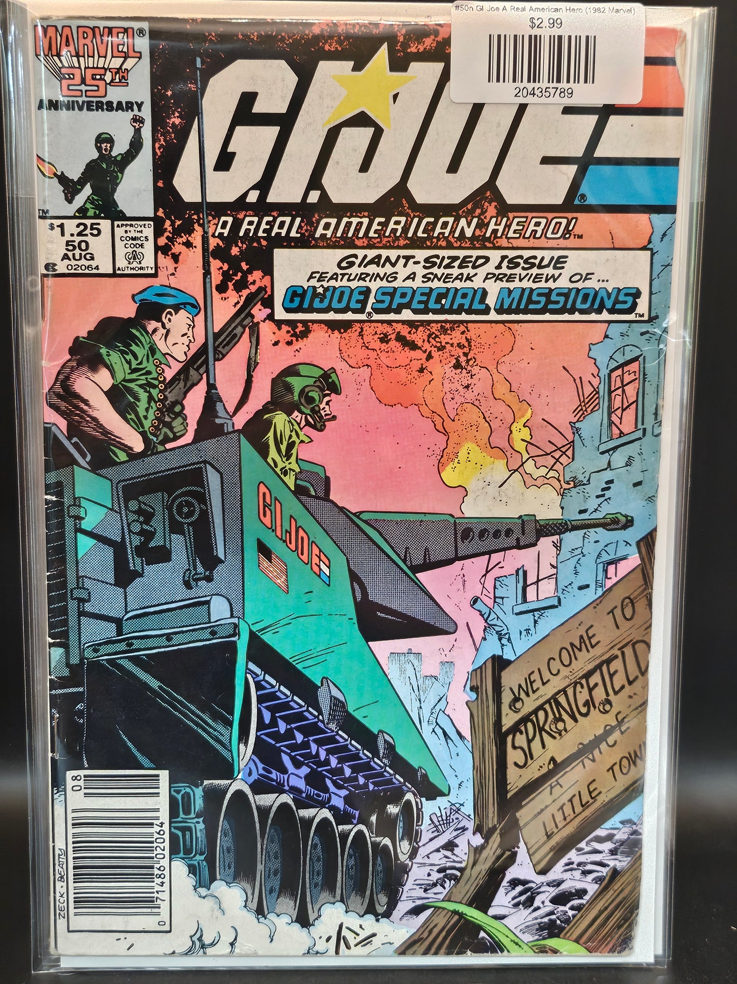 #50n GI Joe A Real American Hero (1982 Marvel)