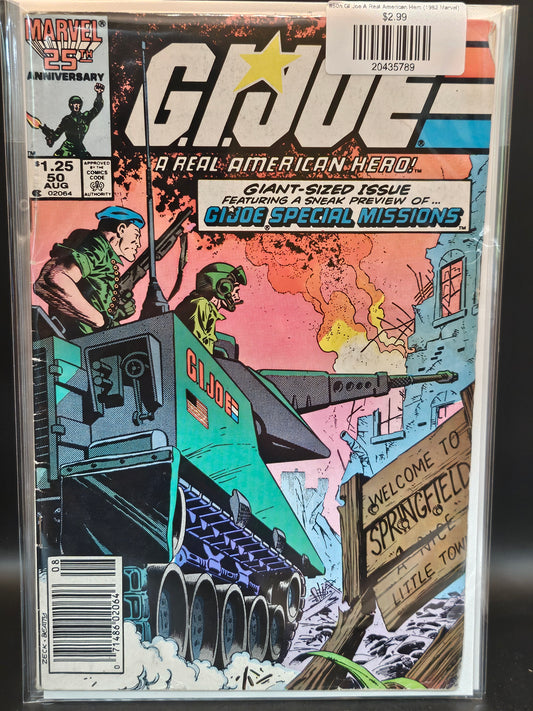#50n GI Joe A Real American Hero (1982 Marvel)