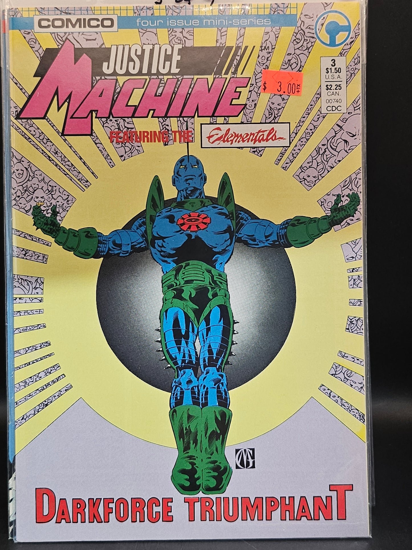 #1-4 Justice Machine featuring The Elementals (1986)