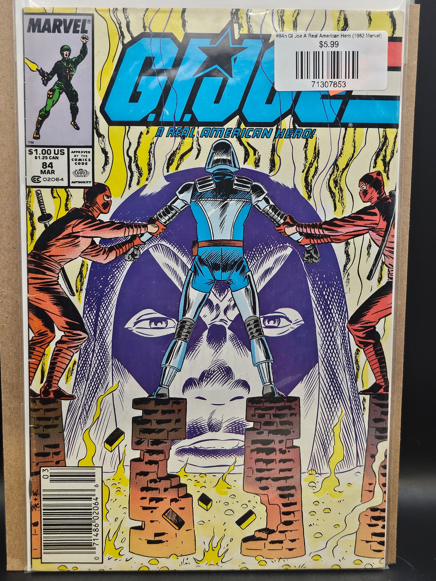 #84n GI Joe A Real American Hero (1982 Marvel)