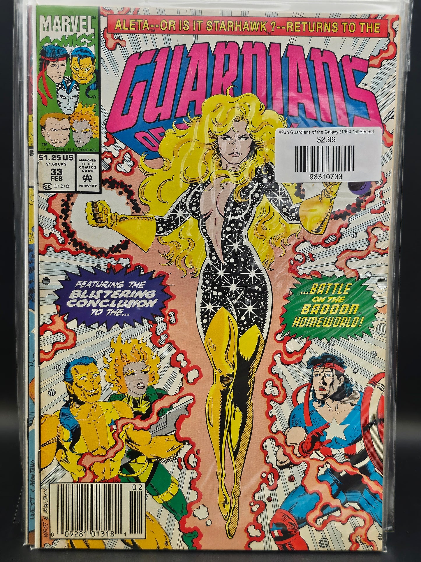 #33n Guardians of the Galaxy (1990 1st Series)