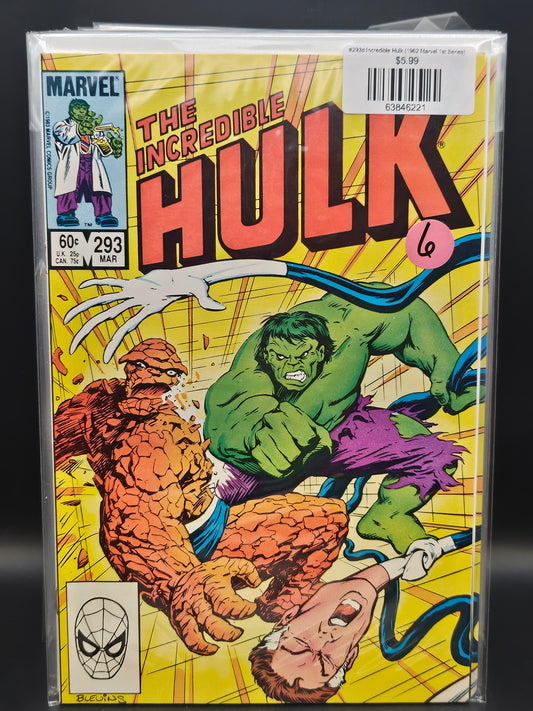 #293d Incredible Hulk (1962 Marvel 1st Series)