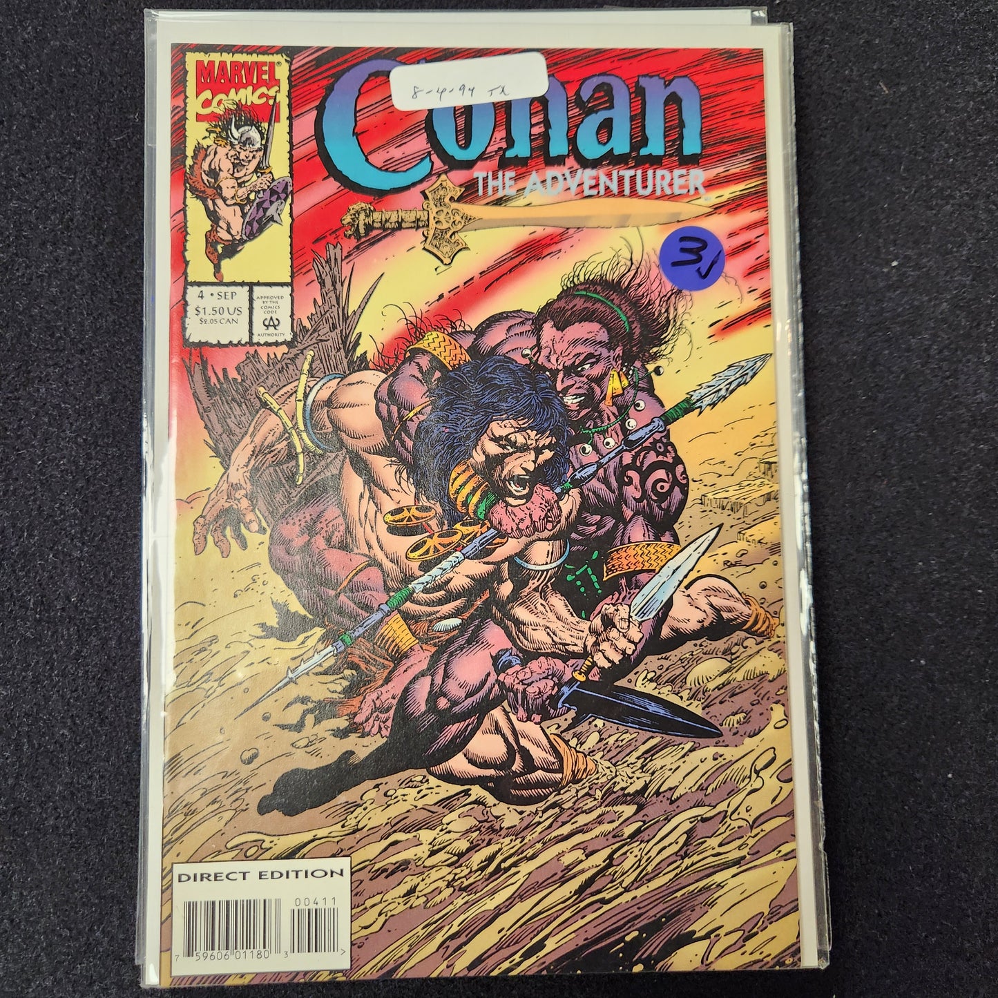 Conan the Adventurer – Marvel Comics – 1994–1995 – Volume 1 – Ongoing Series – #4