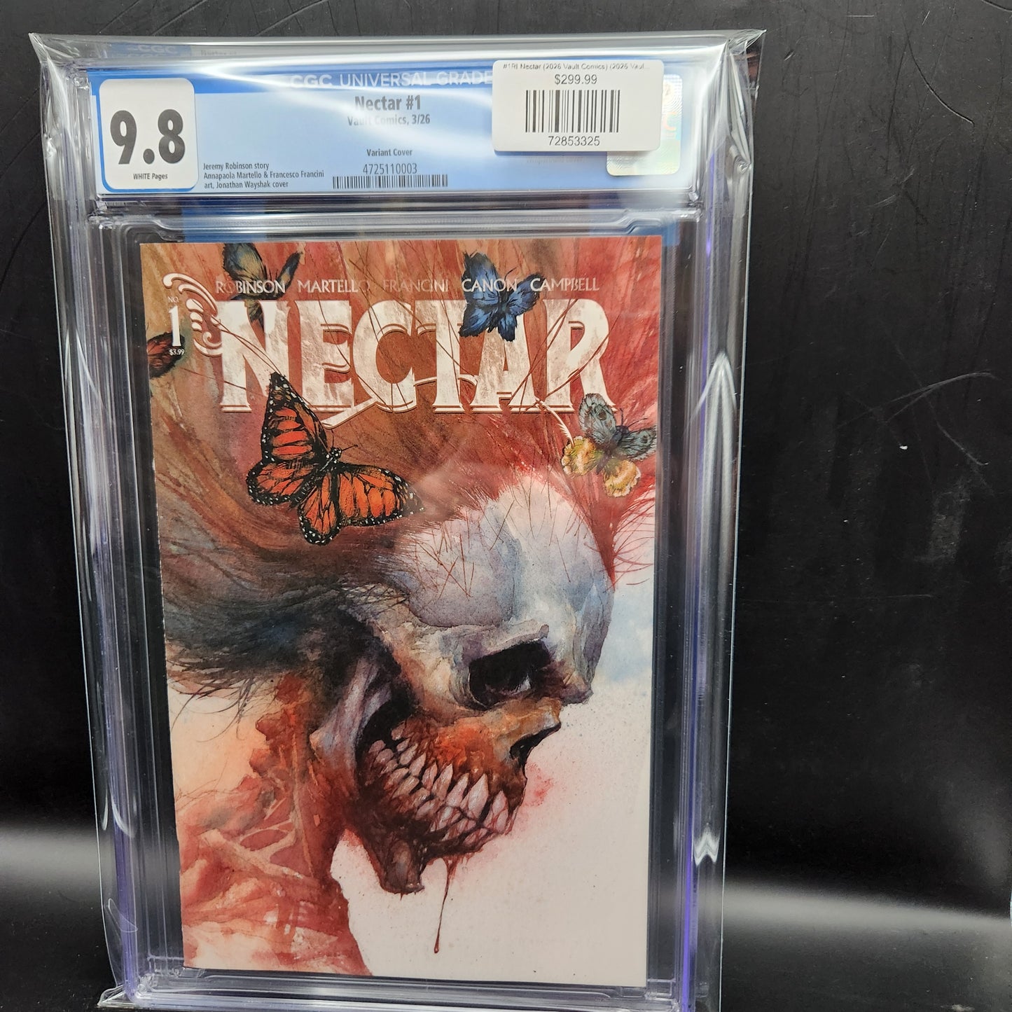 #1RI Nectar (2026 Vault Comics) (2026 Vault Comics) #1RI (CGC 9.8 Slab 1:10)