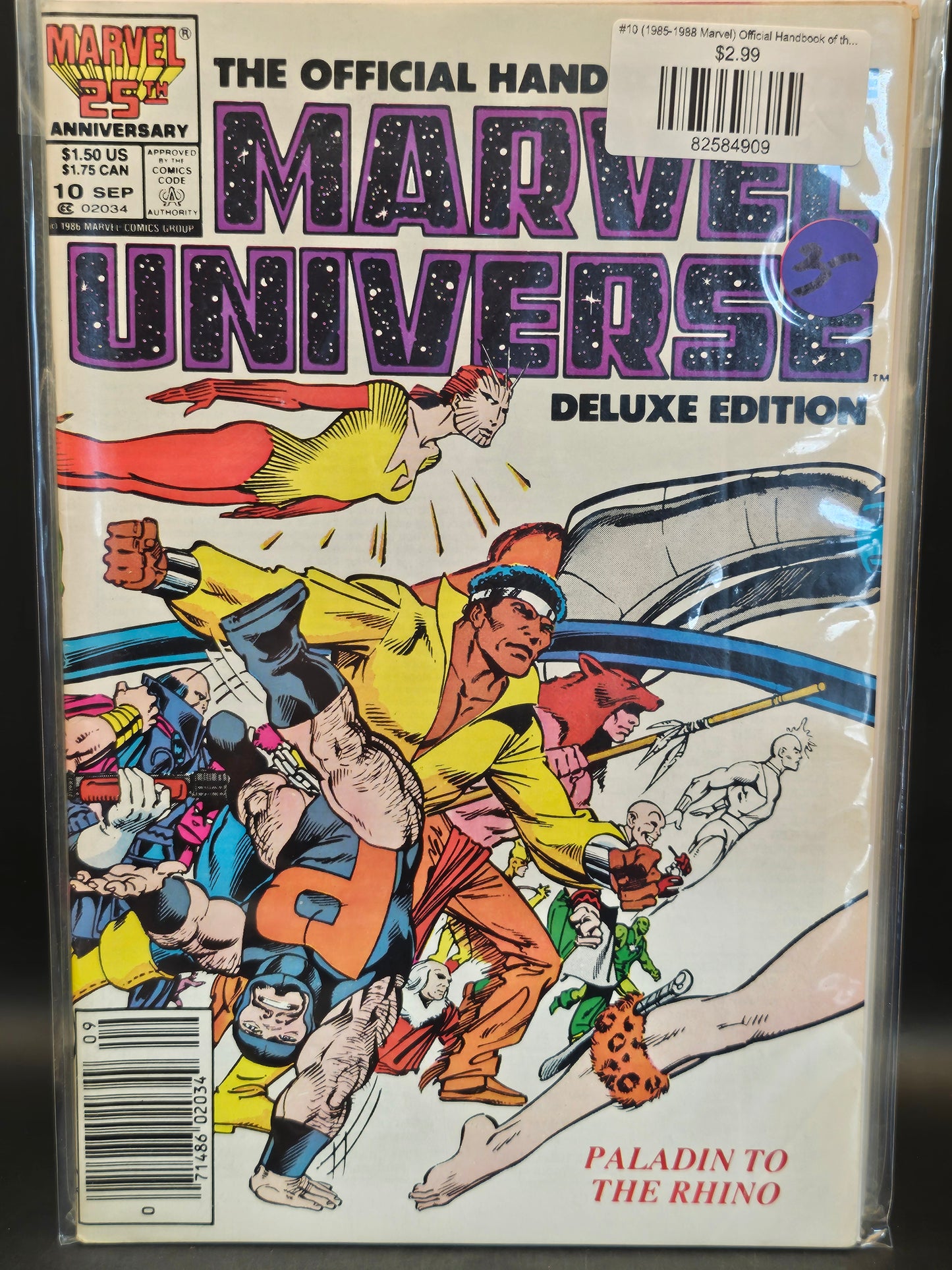 #10 (1985-1988 Marvel) Official Handbook of the Marvel Universe Deluxe Edition