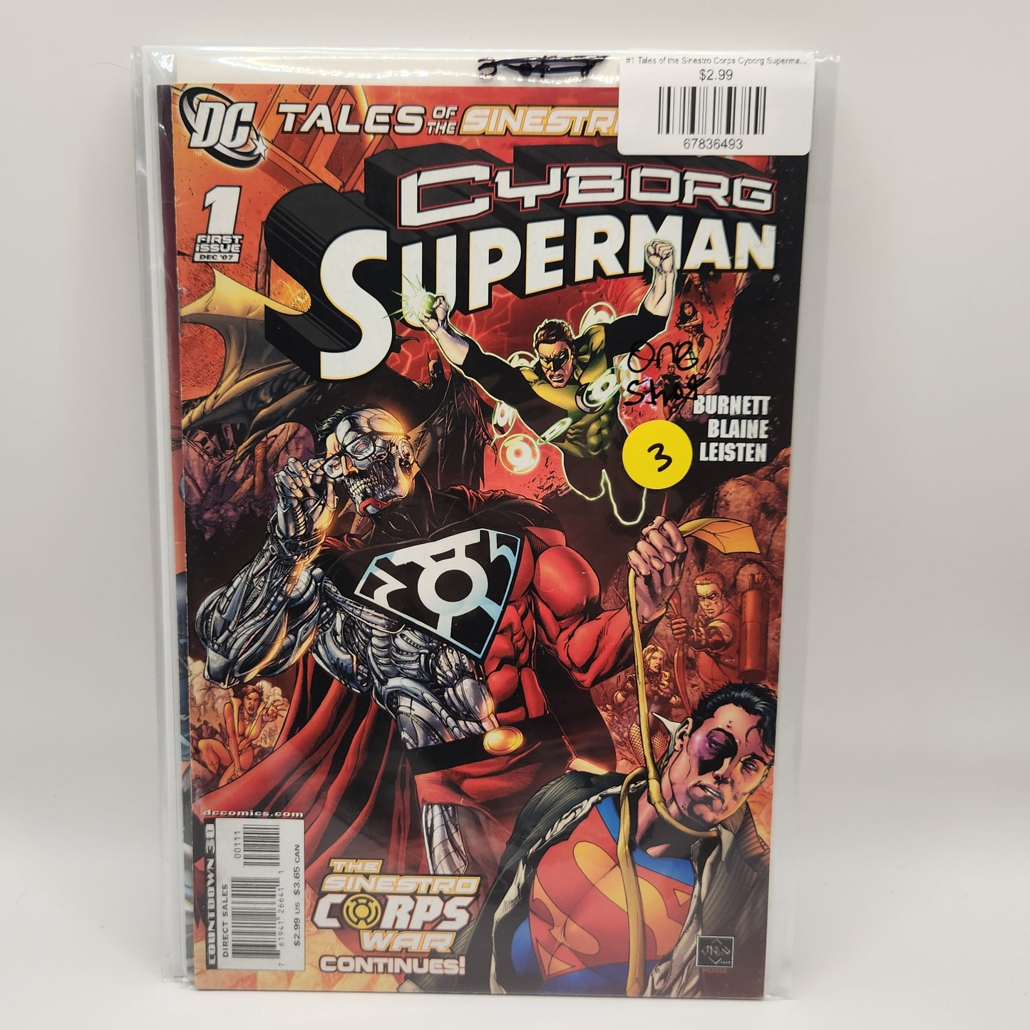 #1 Tales of the Sinestro Corps Cyborg Superman (2007)