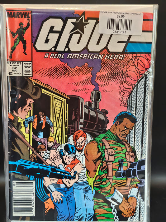 #62n GI Joe A Real American Hero (1982 Marvel)