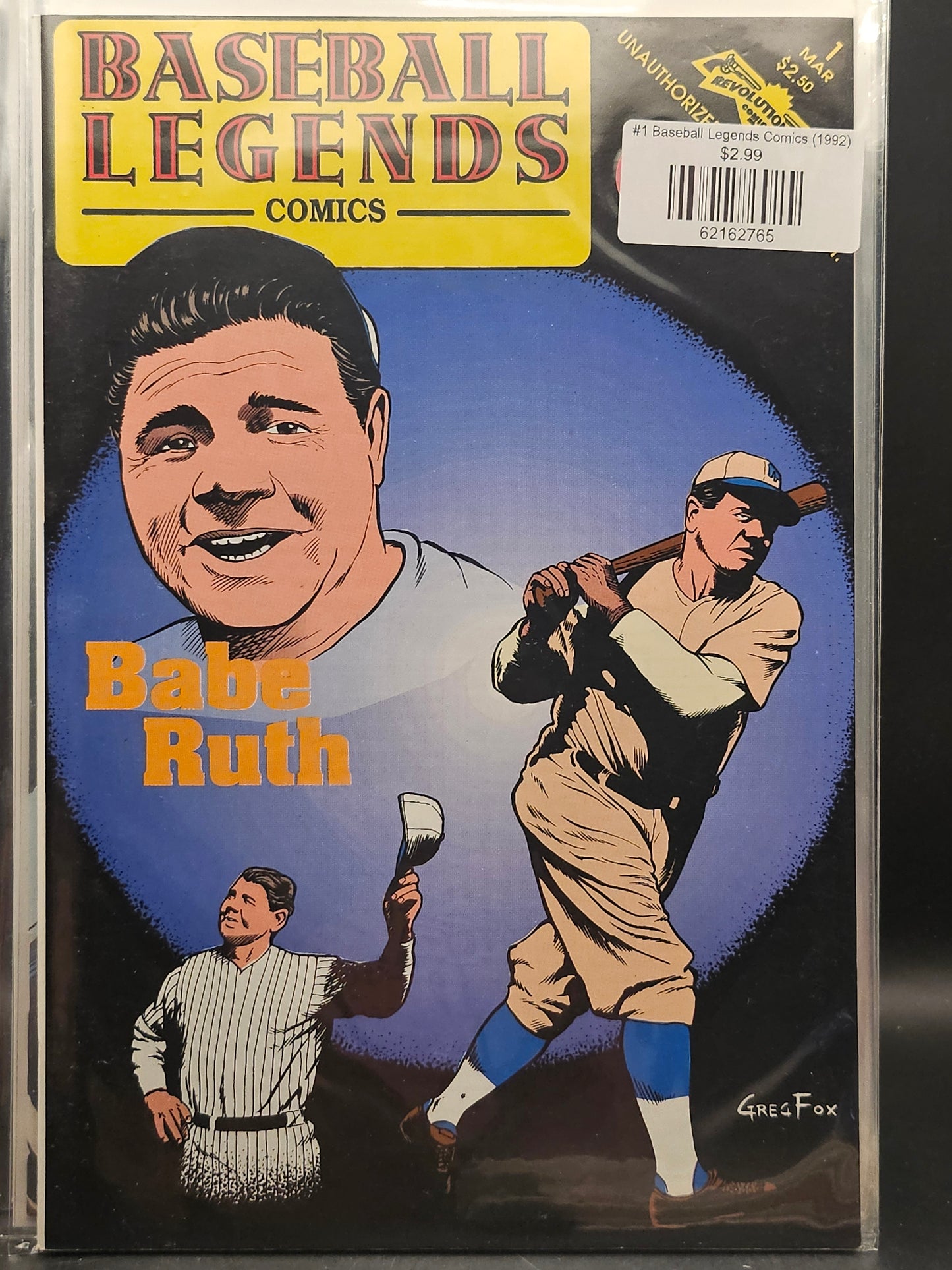#1 Baseball Legends Comics (1992)