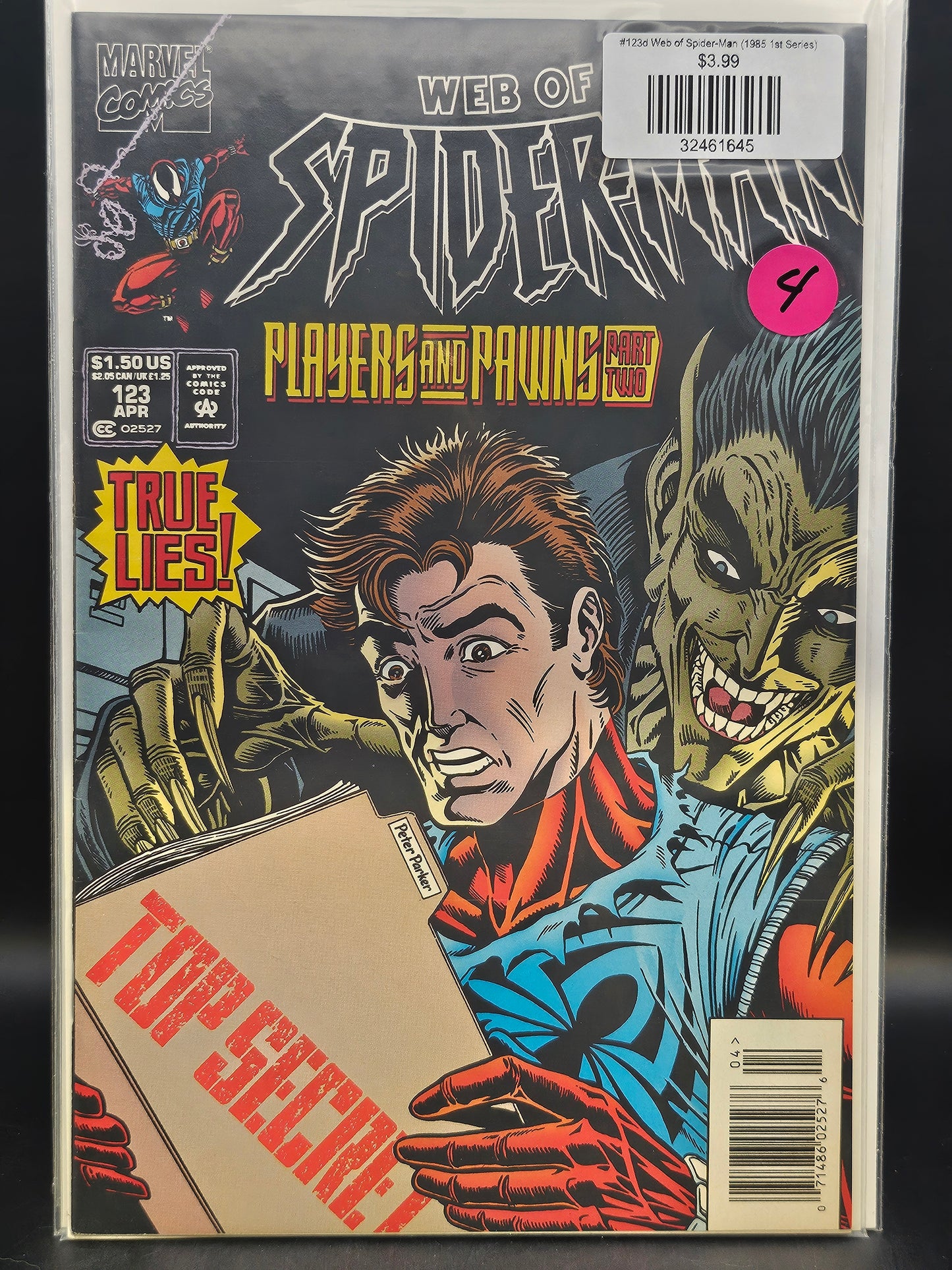 #123d Web of Spider-Man (1985 1st Series)