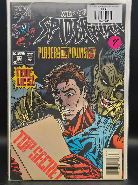 #123d Web of Spider-Man (1985 1st Series)