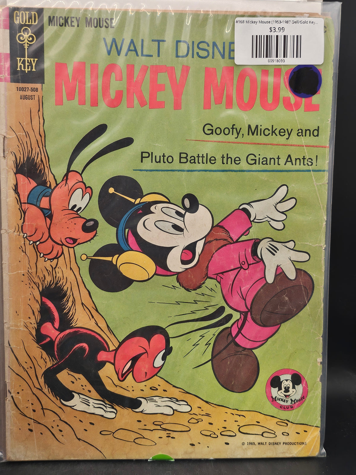#168 Mickey Mouse (1953-1987 Dell/Gold Key/Gladstone)