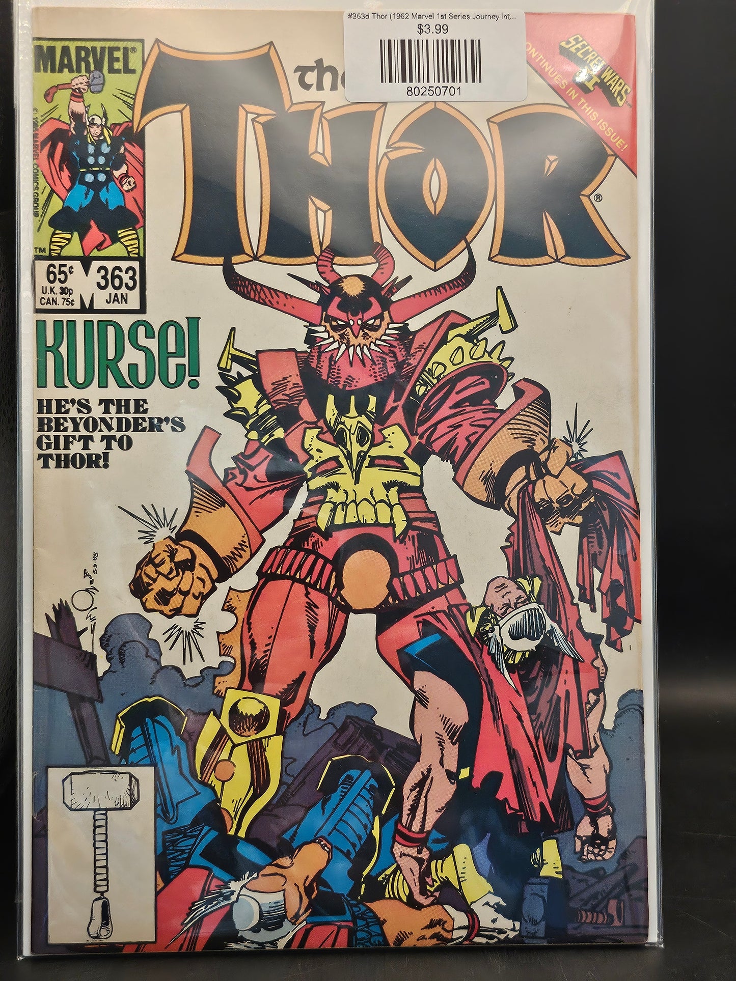 #363d Thor (1962 Marvel 1st Series Journey Into Mystery)
