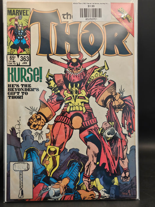 #363d Thor (1962 Marvel 1st Series Journey Into Mystery)