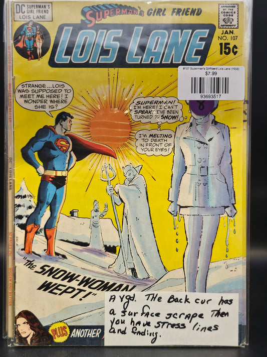 #107 Superman's Girlfriend Lois Lane (1958)