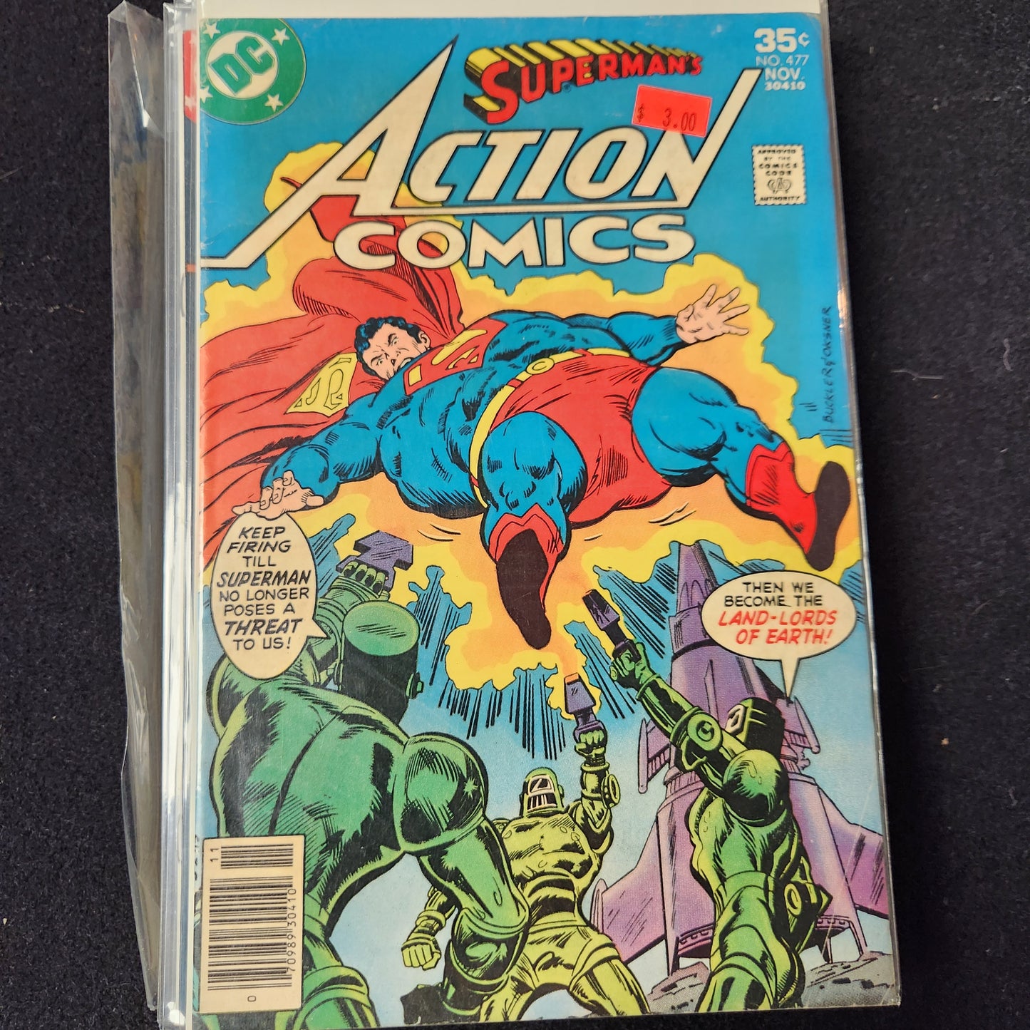 Action Comics #477 - The Landlords of Earth (DC 1977)