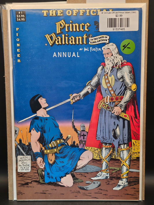 #1 Annuals Official Prince Valiant (1988)
