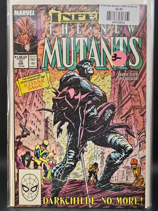 #73d New Mutants (1983 1st Series)