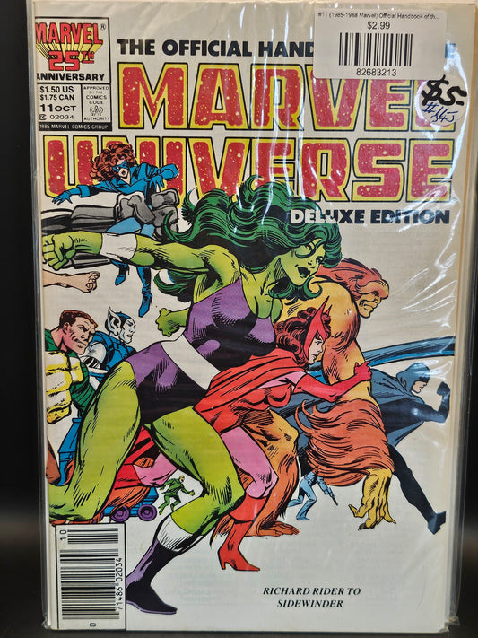 #11 (1985-1988 Marvel) Official Handbook of the Marvel Universe Deluxe Edition