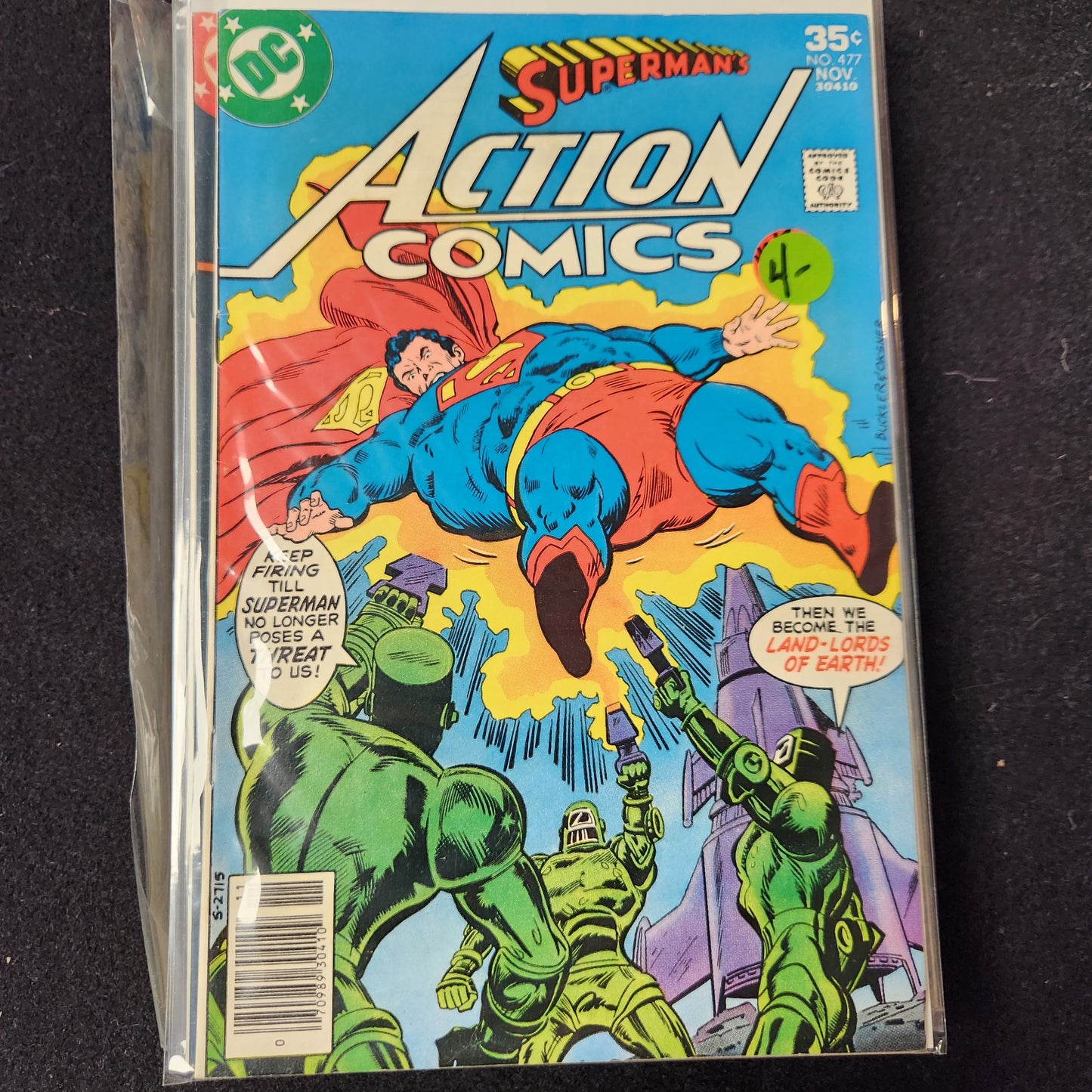 Action Comics #477 - The Landlords of Earth (DC 1977)