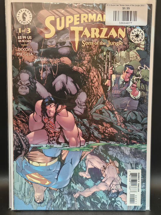 #1-3 Superman Tarzan Sons of the Jungle (2001)