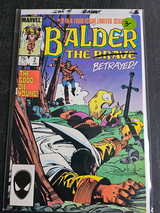 Balder the Brave – Marvel Comics – (1985–1986) – Volume 1 – Limited Series - #2 of 4