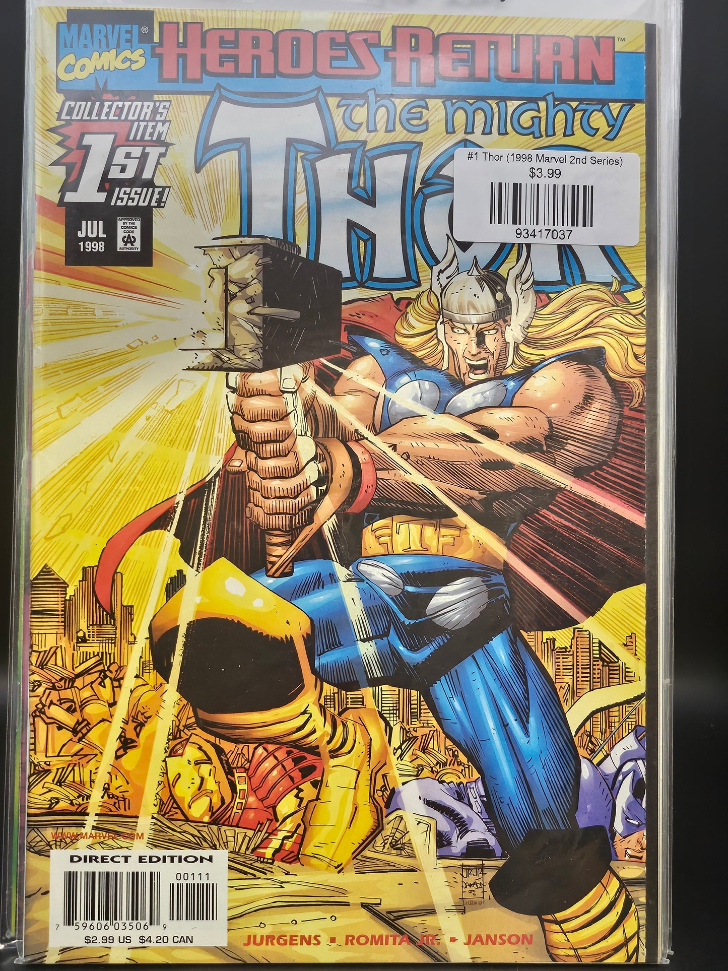 #1 Thor (1998 Marvel 2nd Series)