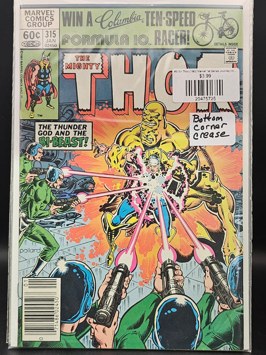 #315n Thor (1962 Marvel 1st Series Journey Into Mystery)
