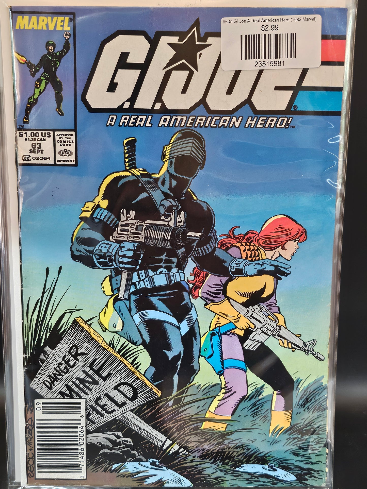 #63n GI Joe A Real American Hero (1982 Marvel)